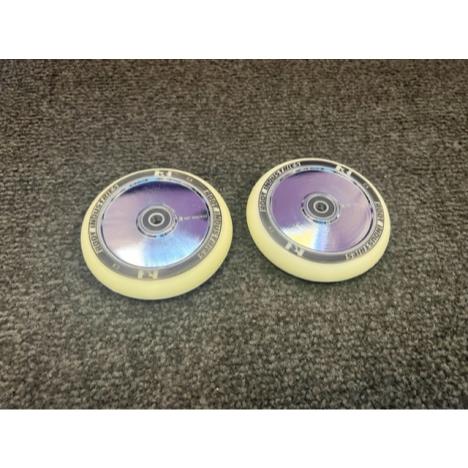 Root Industries Air 110mm Stunt Scooter Wheels (Pair) White/Mirror *EX DISPLAY* £45.00